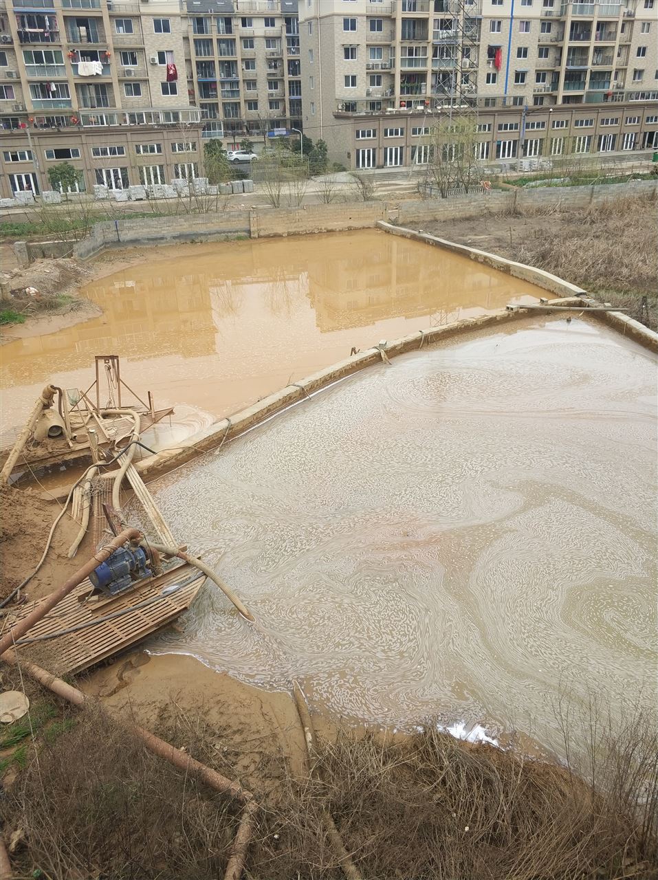 龙陵沉淀池淤泥清理-厂区废水池淤泥清淤